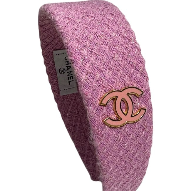 Pink CC Logo Wide Headband W Side Logo | Beaute
