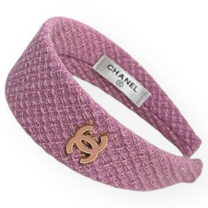 Pink CC Logo Wide Headband W Side Logo | Beaute