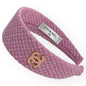 Pink CC Logo Wide Headband W Side Logo | Beaute