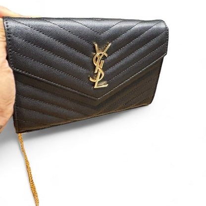 Black Wallet On Chain w/ Box Bag | VIP/GWP