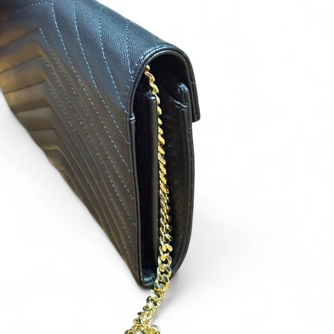 Black Wallet On Chain w/ Box Bag | VIP/GWP