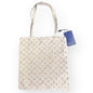 White Pink Soft Wool Monogram Pattern U.L Tote | VIP/GWP