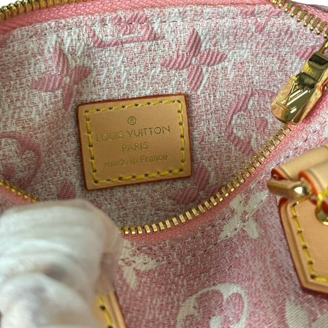 Pink Denim Monogram Nano Speedy Bag w/ Box | VIP/GWP