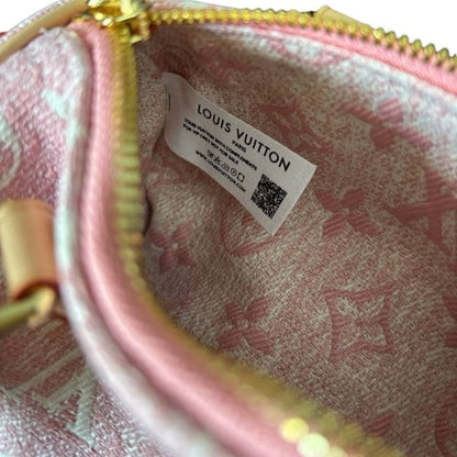Pink Denim Monogram Nano Speedy Bag w/ Box | VIP/GWP