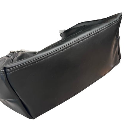 Large Black Silver Modern Chain Hobo Bag | VIP/GWP