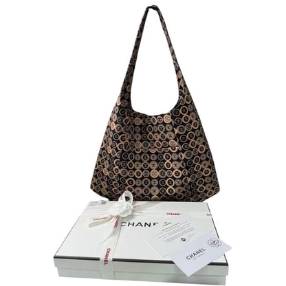 XL Black Gold Coin Fortune Tote | VIP/GWP