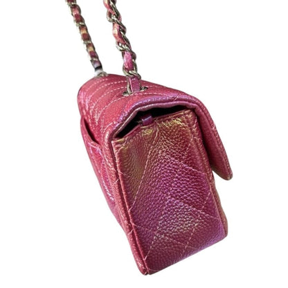 Quilted Hot Pink Mermaid Silver Flap Bag | VIP/GWP