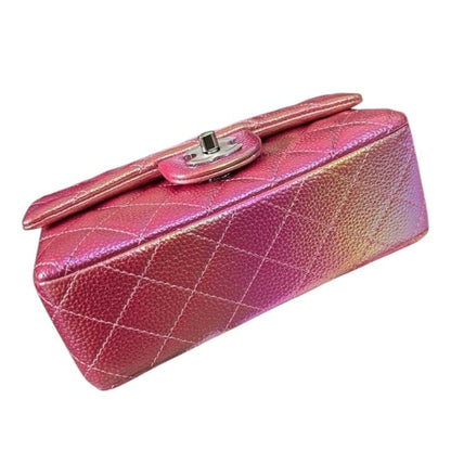 Quilted Hot Pink Mermaid Silver Flap Bag | VIP/GWP