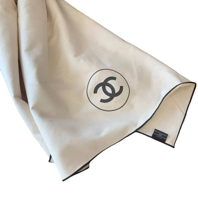 White Top Logo Towel Blanket & Storage | VIP/GWP
