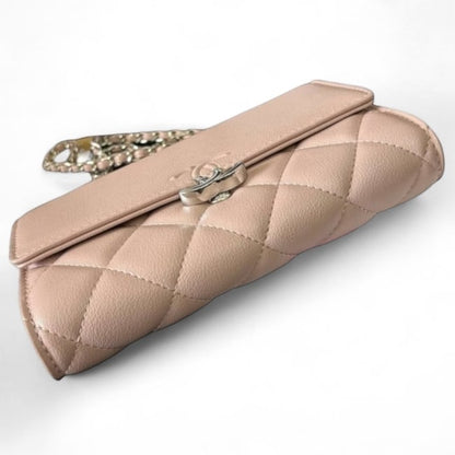 Powder Pink Silver Vintage Style WOC Bag | VIP/GWP