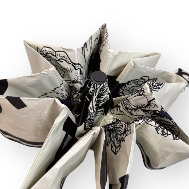 White Black Rose Handle Edition Umbrella | VIP/GWP