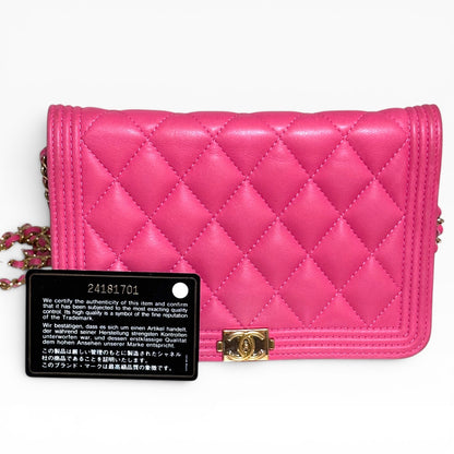 CHANEL Boy Wallet On Chain (WOC)
