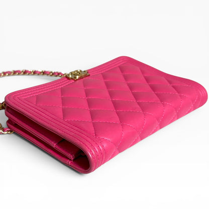 CHANEL Boy Wallet On Chain (WOC)