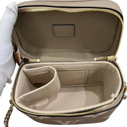 Beige Creme Vanity Case, Liner, w/ Box | VIP/GWP