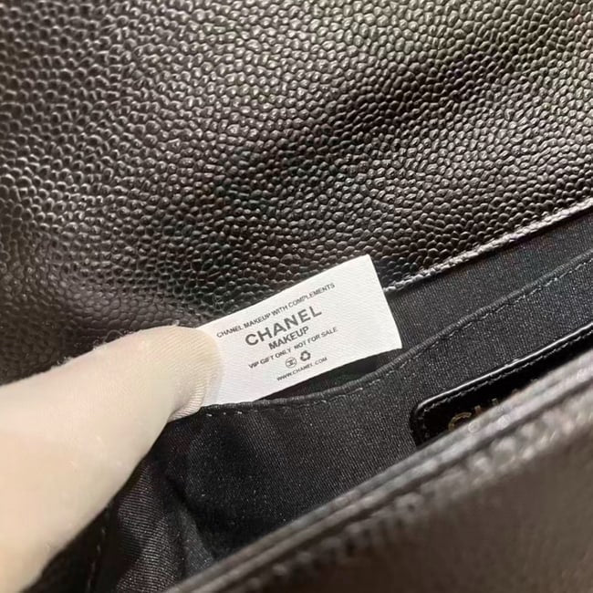 Quilted Black Gold Le Boy Bag w/ Box | VIP/GWP