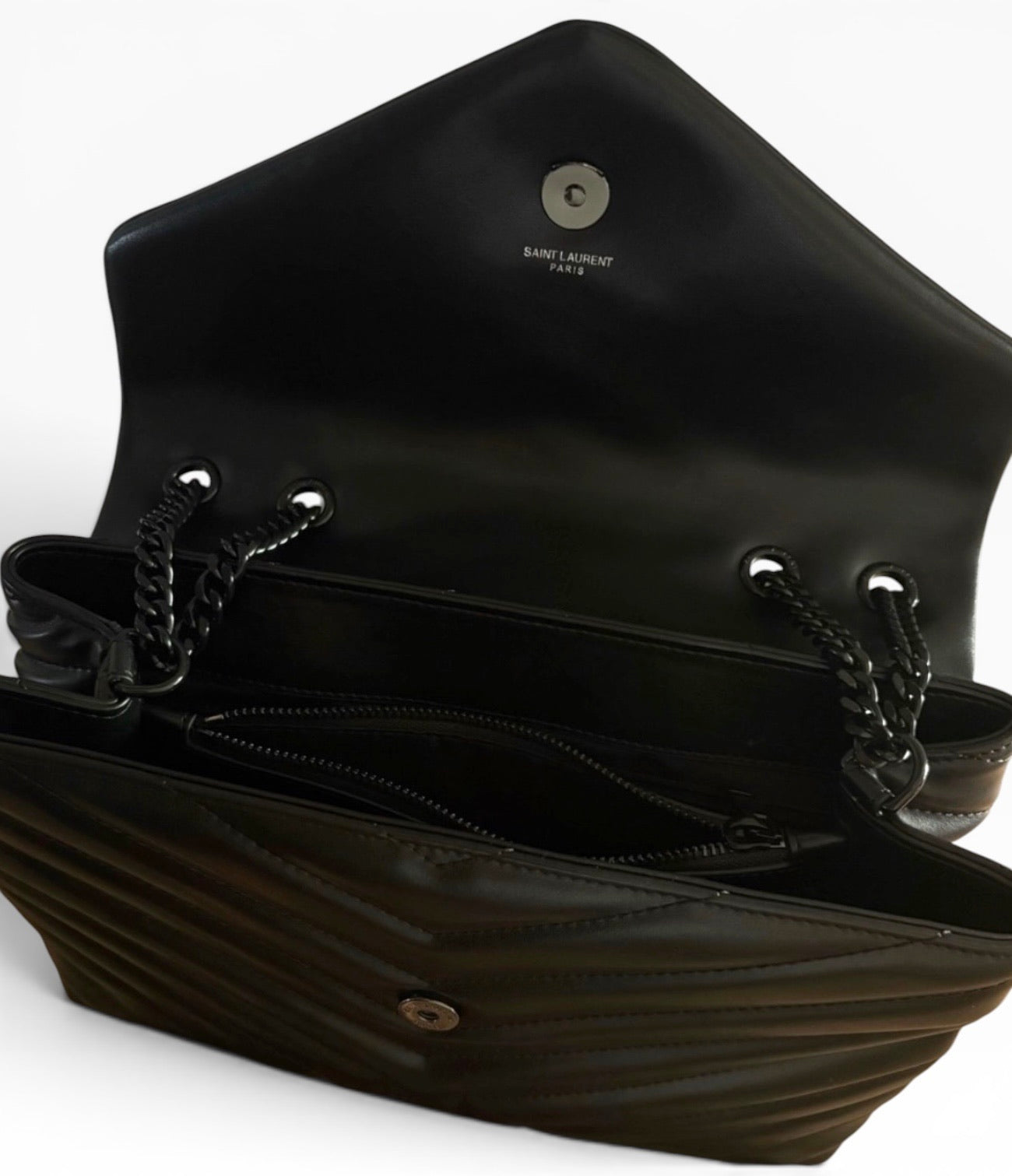 Saint Laurent Black Large Shoulder Bag