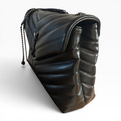 Saint Laurent Black Large Shoulder Bag