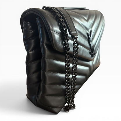 Saint Laurent Black Large Shoulder Bag
