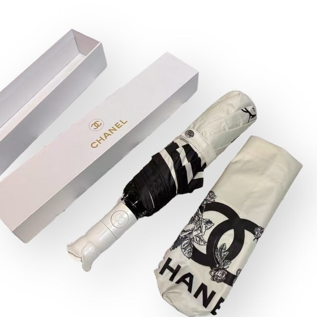 White Black Rose Handle Edition Umbrella | VIP/GWP