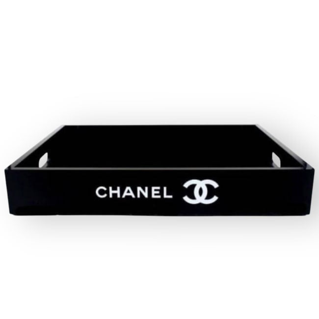 Black White Acrylic & Deep Tray w/ Box | VIP/GWP