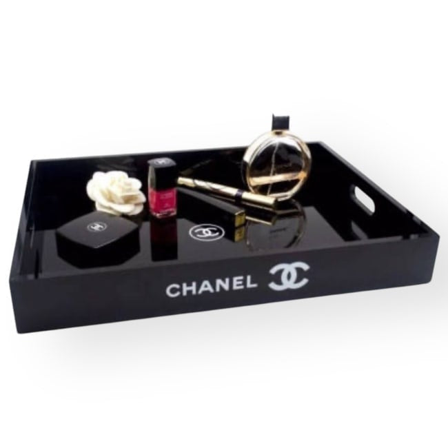 Black White Acrylic & Deep Tray w/ Box | VIP/GWP