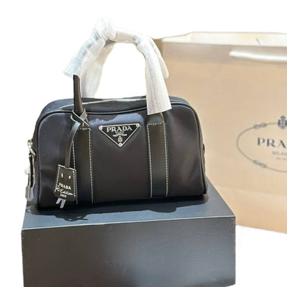 Black Silver Mini Boston Bag, Lock Key | VIP/GWP