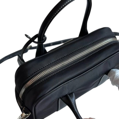 Black Silver Mini Boston Bag, Lock Key | VIP/GWP