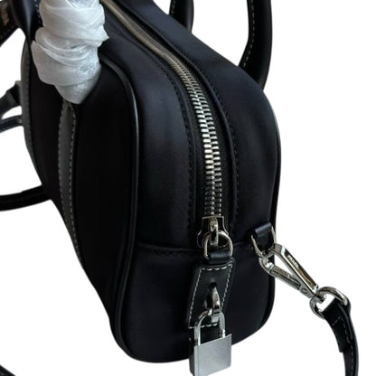 Black Silver Mini Boston Bag, Lock Key | VIP/GWP