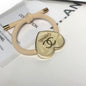 Metallic White Gold Heart Shaped Hair Tie | Beaute