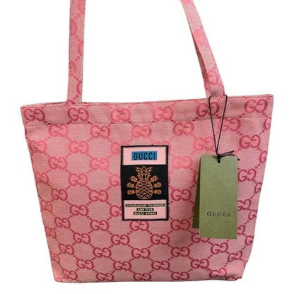 Pink GG Canvas Double Handles Tote | VIP/GWP