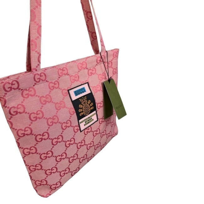 Pink GG Canvas Double Handles Tote | VIP/GWP