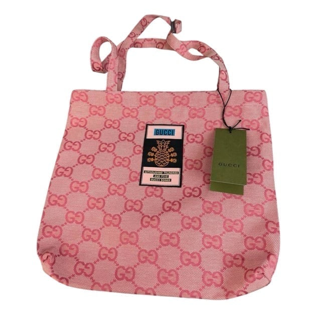 Pink GG Canvas Double Handles Tote | VIP/GWP
