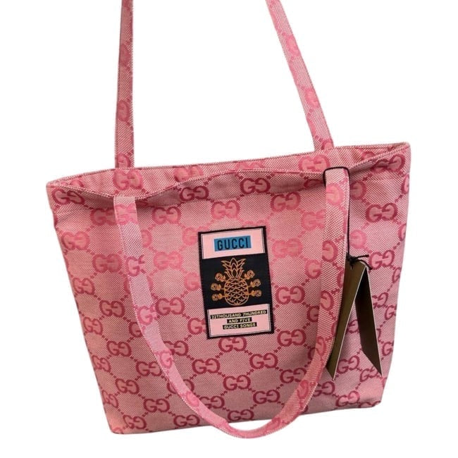 Pink GG Canvas Double Handles Tote | VIP/GWP