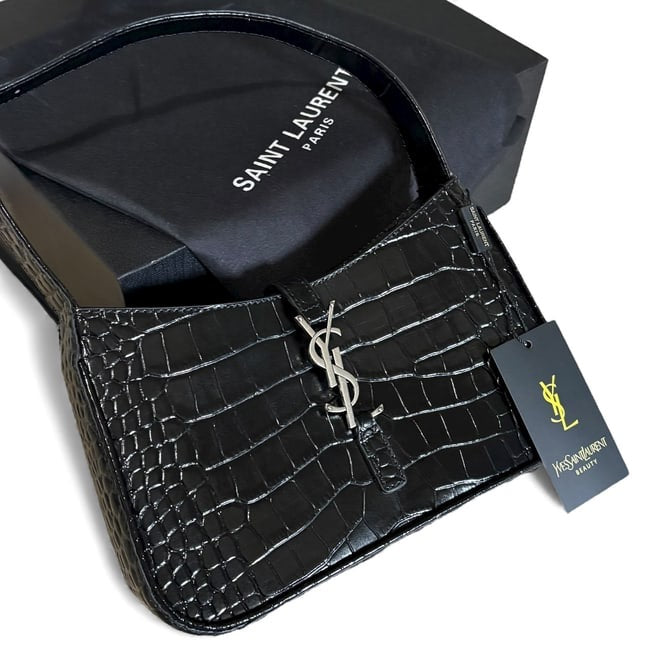 Black Silver LE 5A7 Hobo Bag w/ Gift Bag | VIP/GWP
