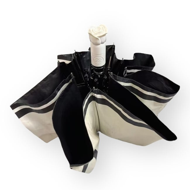 White Black Rose Handle Edition Umbrella | VIP/GWP