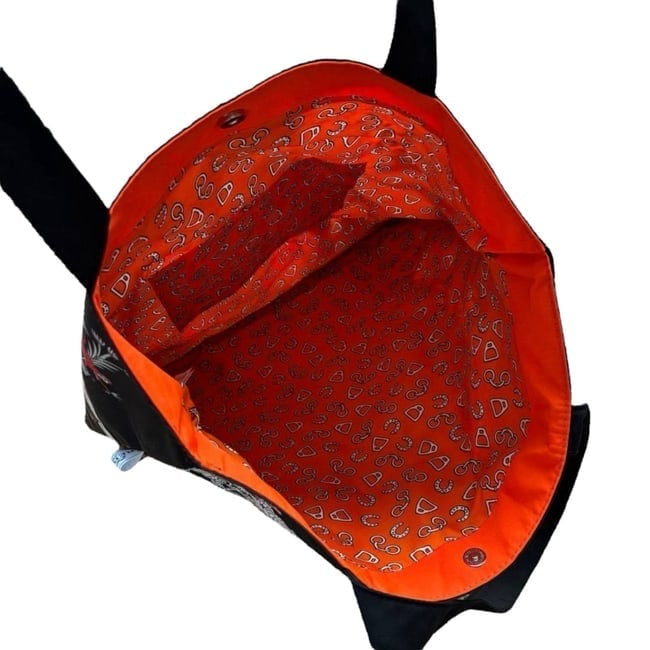 Black Multi Floral Animal Print U.L Tote | VIP/GWP