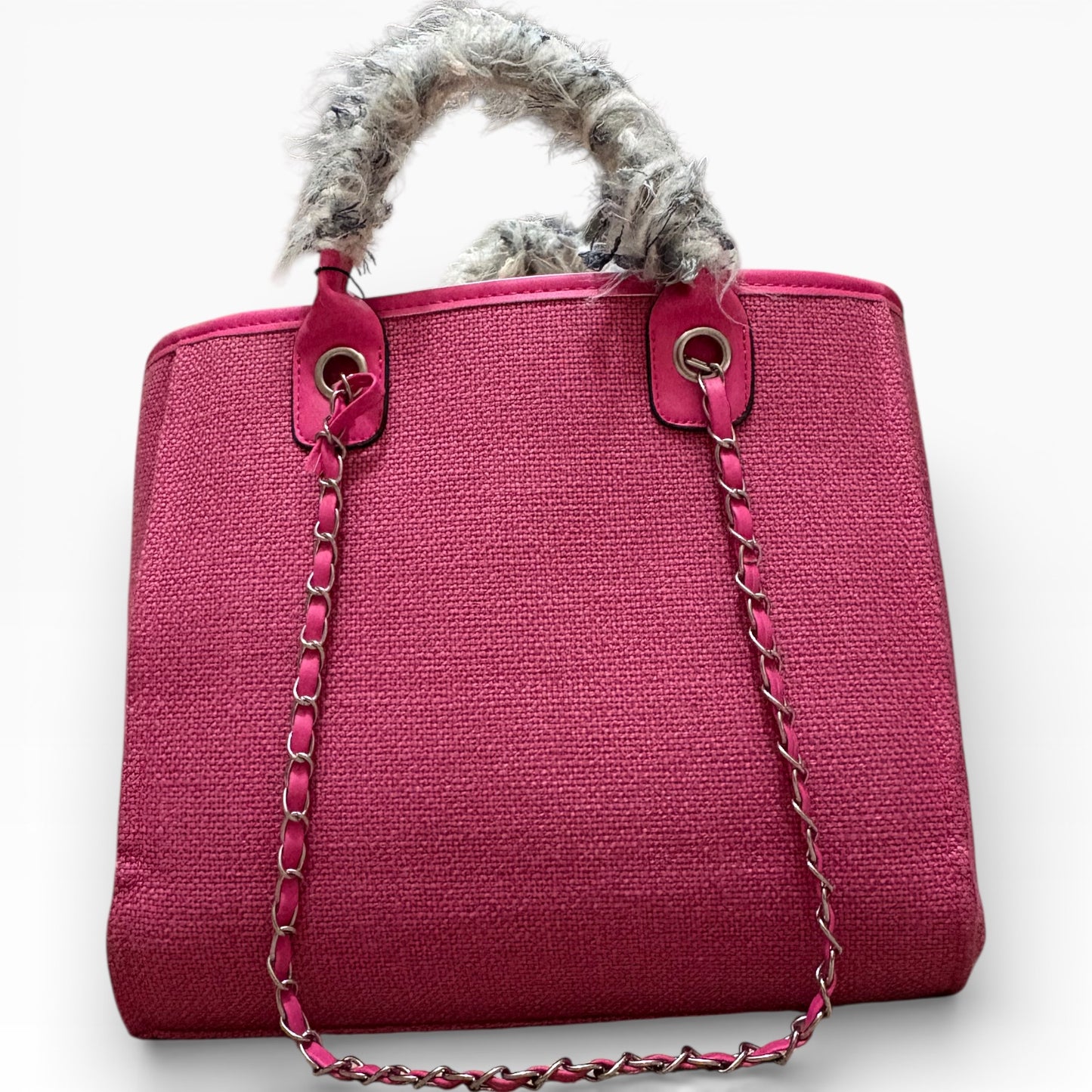 Hot Pink Decorative Deauville Tote | VIP/GWP