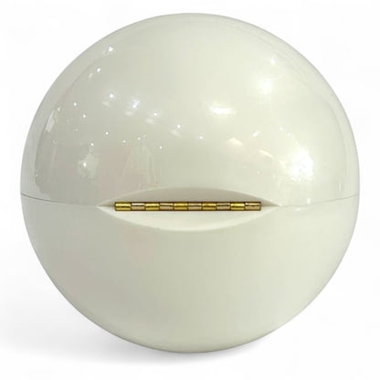 Collectors Pc. White Ball Clutch Rhinestone Detailed | VIP/GWP