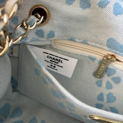 Quilted Reverse Denim Classic Flap Bag w/ Box | VIP/GWP