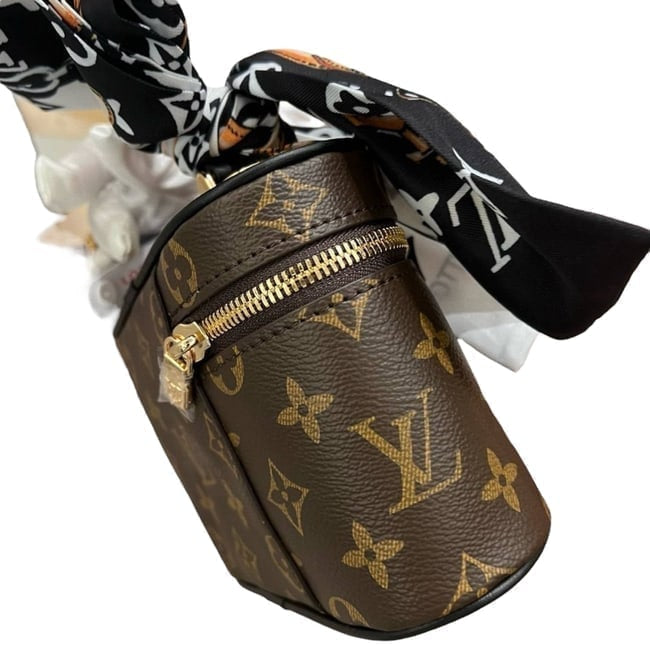 Reverse Monogram Black Long Vanity Case, Strap | VIP/GWP