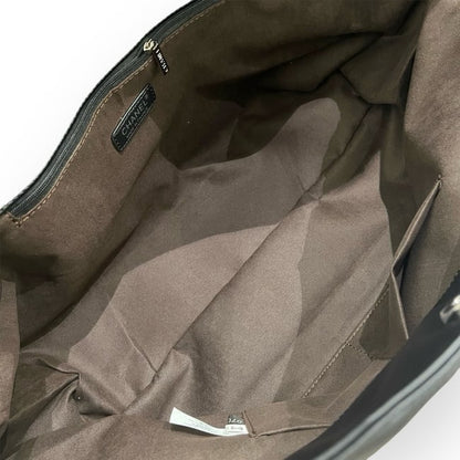 Large Black Silver Modern Chain Hobo Bag | VIP/GWP