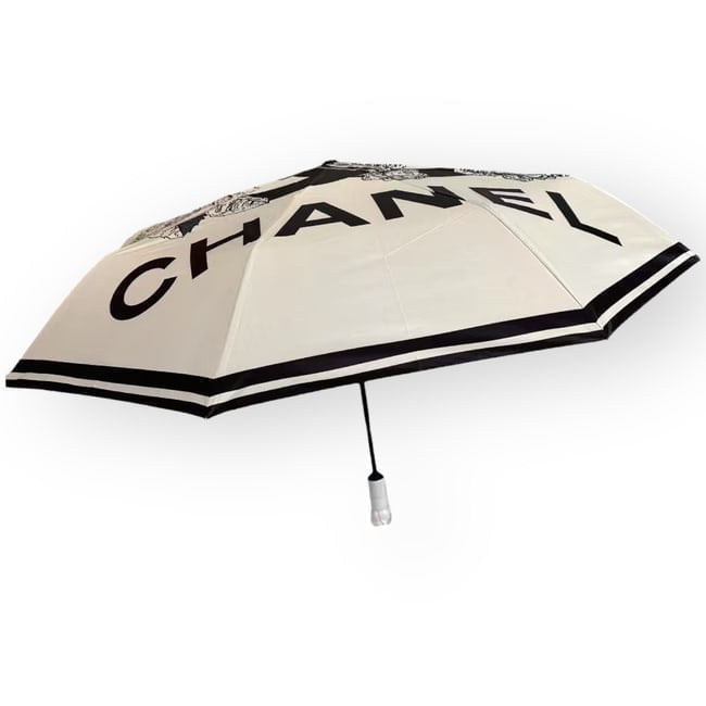 White Black Rose Handle Edition Umbrella | VIP/GWP