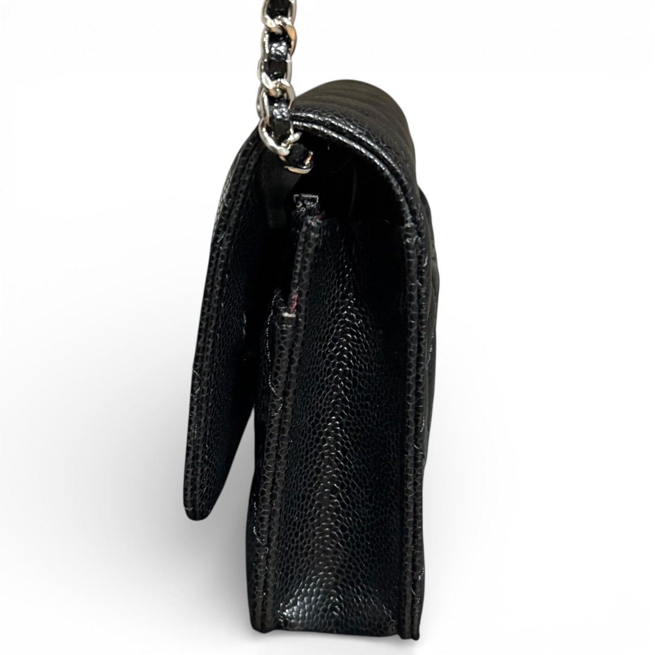 Black Silver Quilted WOC Bag w/ Box | VIP/GWP