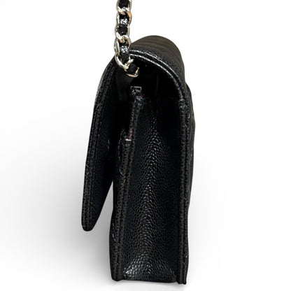 Black Silver Quilted WOC Bag w/ Box | VIP/GWP